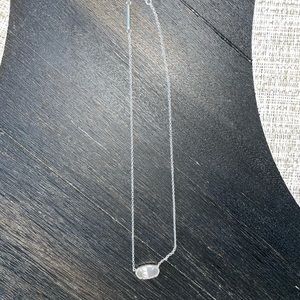 Kendra Scott Elisa silver pendant necklace in slate